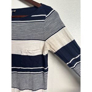 BANANA REPUBLIC XS WOMEN'S BOAT NECK CASUAL LIGHTWEIGHT LONG SLEEVE TOP